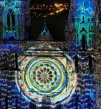 Chartres en lumières illumination cathédrale