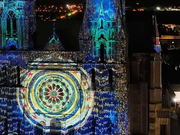 Chartres en lumières illumination cathédrale