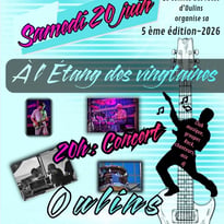 Concert à l'étang des vingtaines