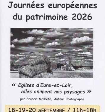 Exposition photos : églises d'Eure-et-Loir, elles animent nos paysages