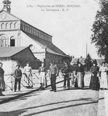 Visite de la Papeterie de Sorel-Moussel