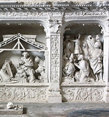 Présentation du retable restauré de l'église de Gâtelles et Thym'Rallye
