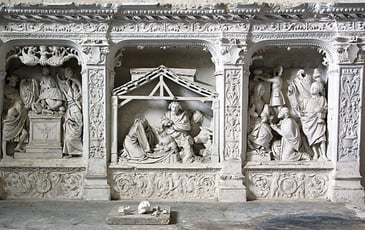 Présentation du retable restauré de l'église de Gâtelles et Thym'Rallye