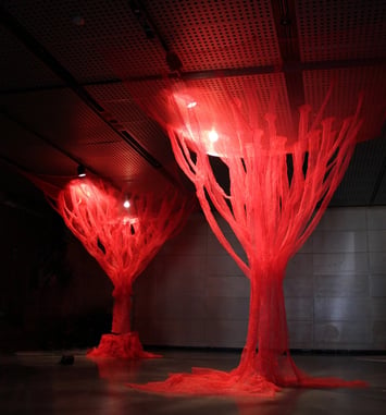Visite avec l'artiste Shigeko Hirakawa