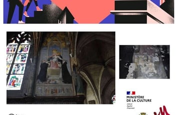 Église Saint-Pierre, Intervention de Lydie Patonnier, restauratrice