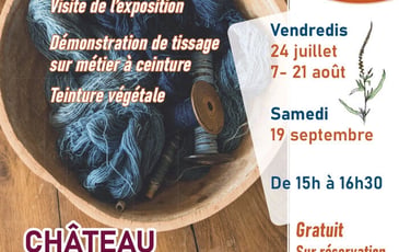 Animation "Sur le Fil", Découverte du métier de tisserande