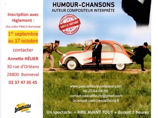 Rires avant tout, music-hall avec Pascal Fleury