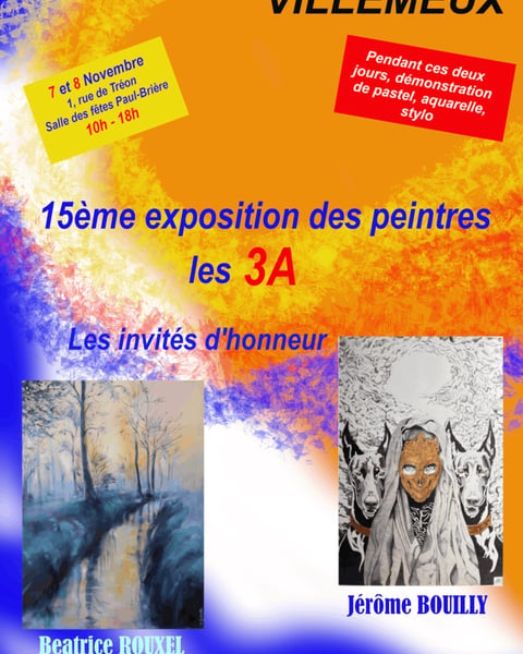 15e exposition de peinture des 3 A